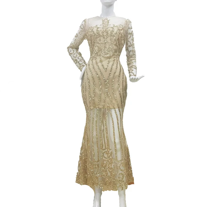 2021 High-end  Elegant party dresses eveningevening dresses long evening dress with Overskirt