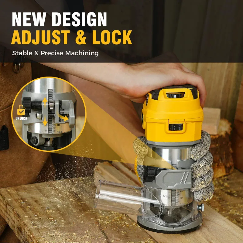 950w 2pcs handheld portable palm wood trimmer routers compact router bits mini hand wood router for woodworking trimming
