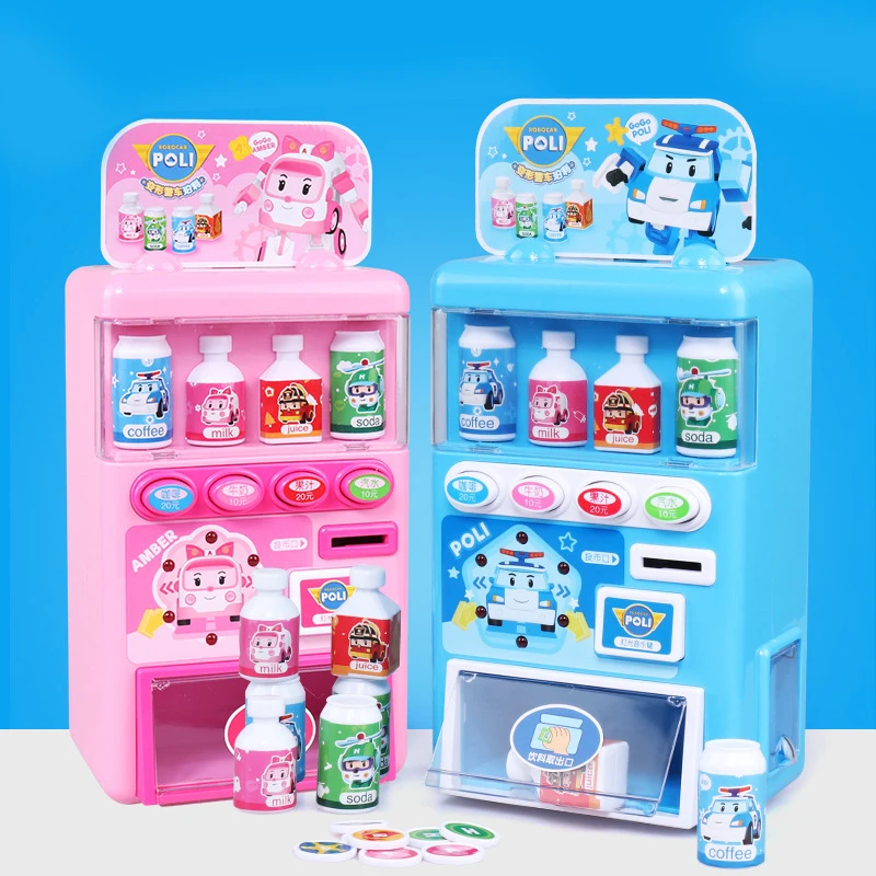 Kitchen toys pretend play children Drink Vending Machine Juguete de la maquina expendedora pretend play toys