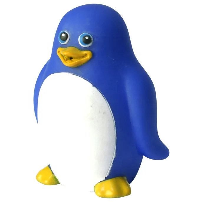 Novelty Bulk Rubber PVC Animal Turtle Plastic Baby Cleanable Squirt Mold Free Penguin Shower Toys Monkey Bath Toy for Kids