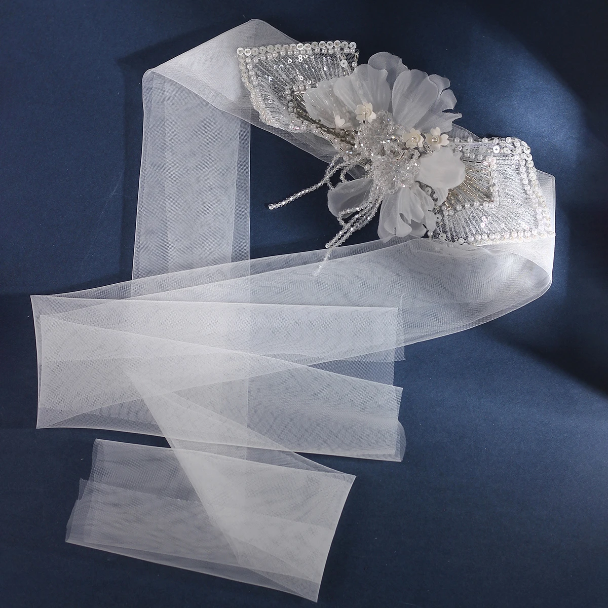 Handmade Custom luxury crystal waist belt wedding flower rhinestone applique belt Wedding Bridal Dress Accessories