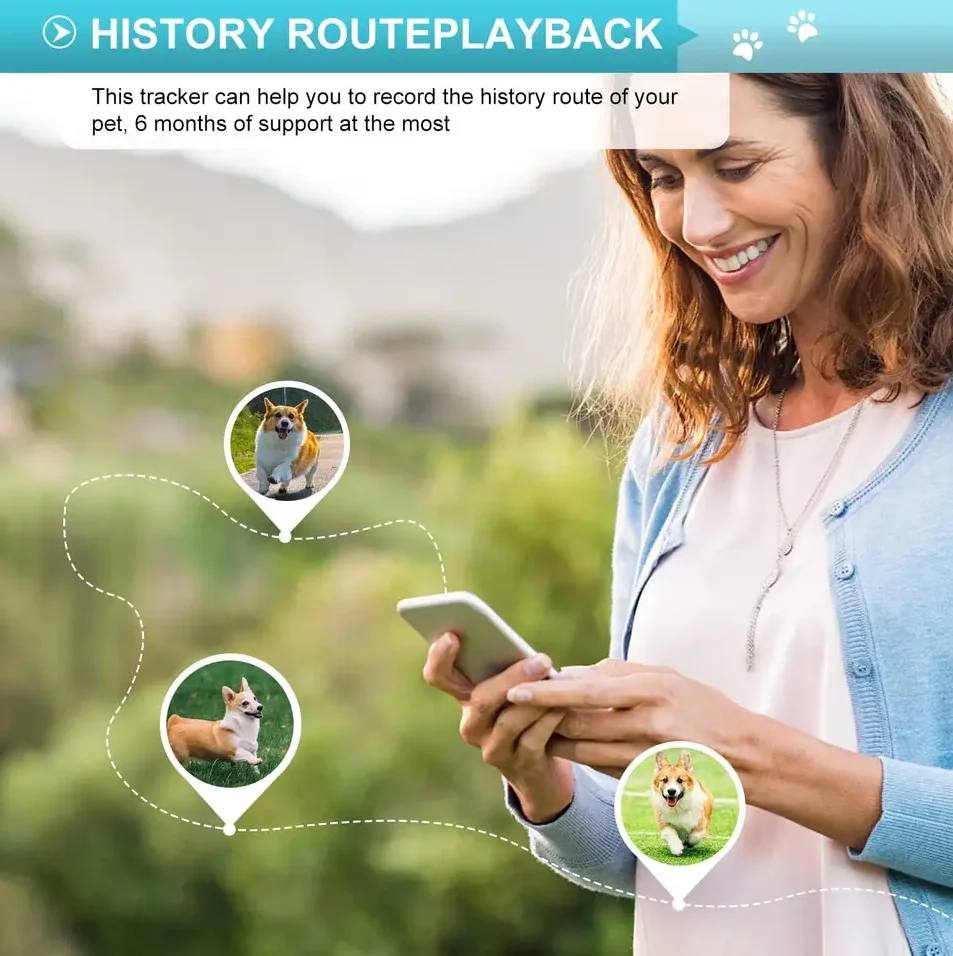 Winnes Waterproof 4G TK919  for Hounds Animal  Pet TKSTAR GPS Tracker for Cattle Sheep and Camels Tracking Device