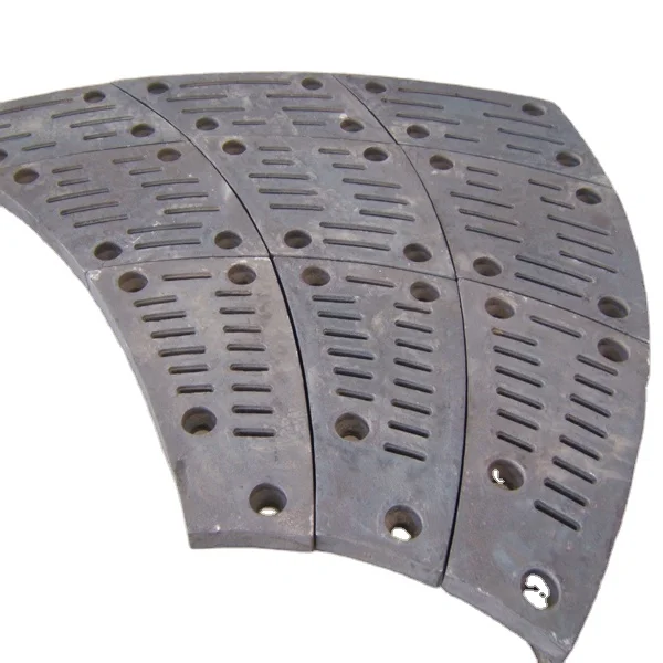 Good quality OEM High manganese steel crusher spare parts Grate plate mining machine parts Casting Parts