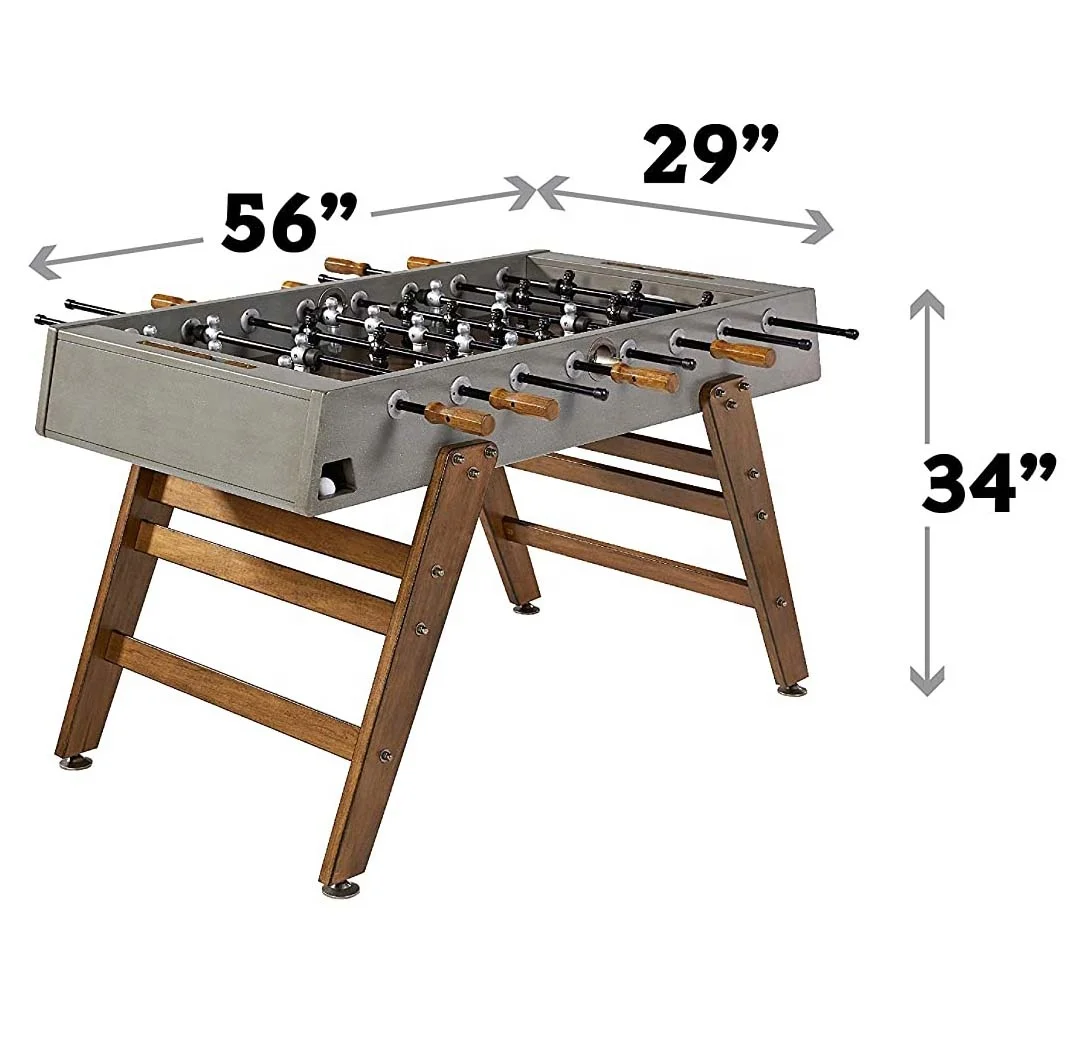 Solid wood soccer table