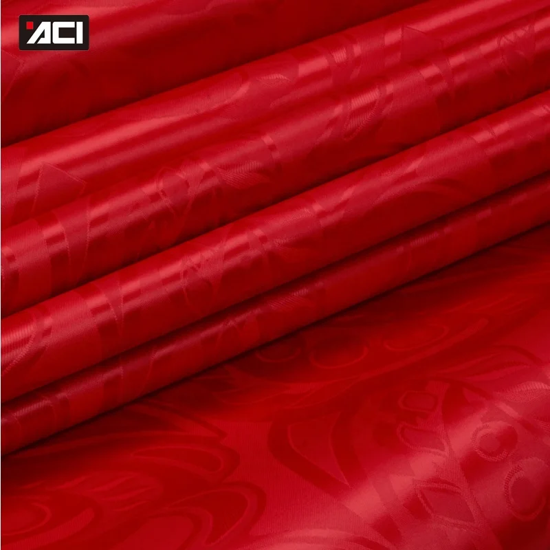 ACI Couleur De Bazin Riche African Jacquard Fabric Vip Quality Nigeria Shadda Damask Guinea Brocade Fabric 10 Yards/Piece