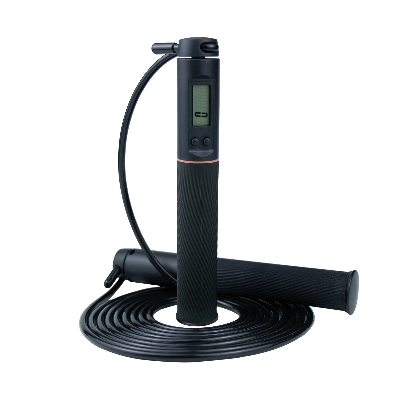 MKAS Adjustable wireless Plastic Pvc Digital Cordless Skip Jump Rope With Counter