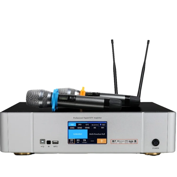 PRO 450 новый стиль звук Профессиональный цифровой Караоке 2 канальный HD KTV усилитель мощности