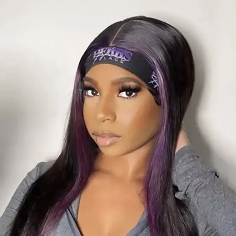 Custom logo elastic band for lace hair melt band fashionable edge slayer band for wig