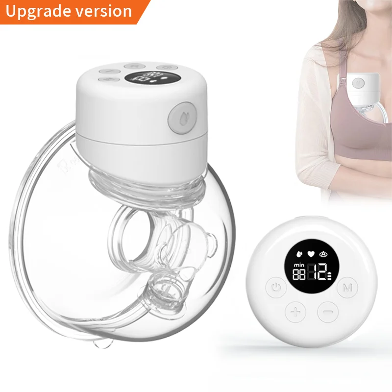 Wearable Breast Pump Hands-free Electric Single Portable Wearable Breast Pump 180 ml BPA-free 3 Modes 9 Suction