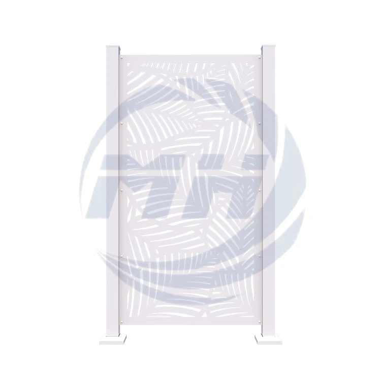 Privacy aluminum screen