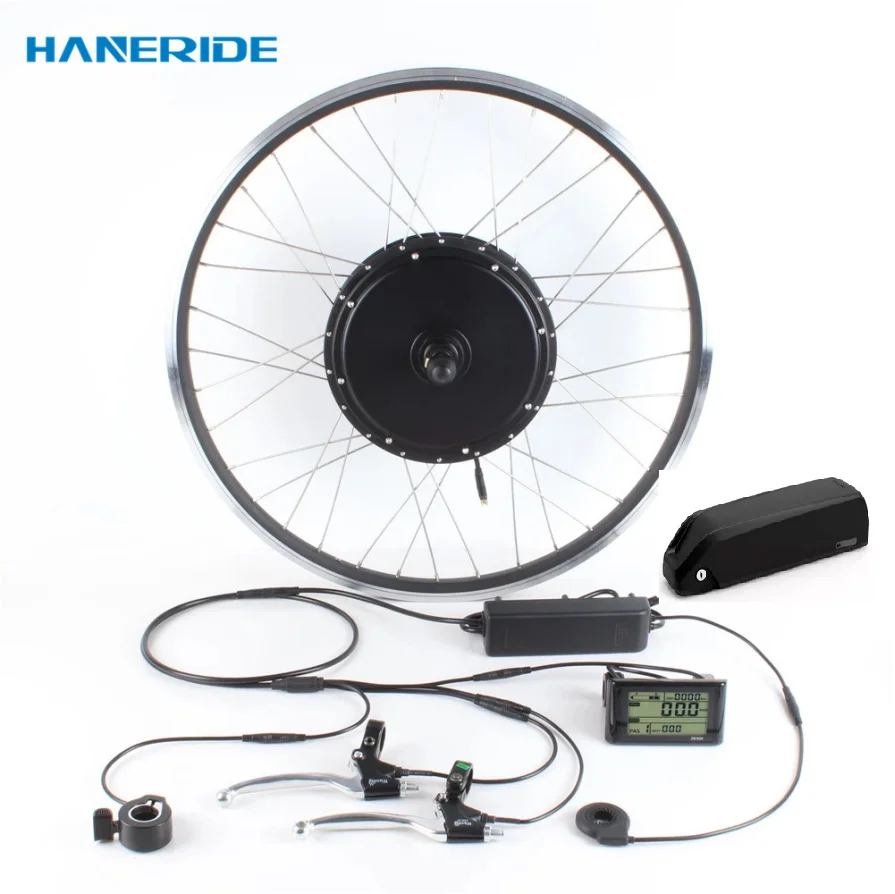 HANERIDE New model 48V 1500W brushless gearless ebike motor kits ebike conversion kits