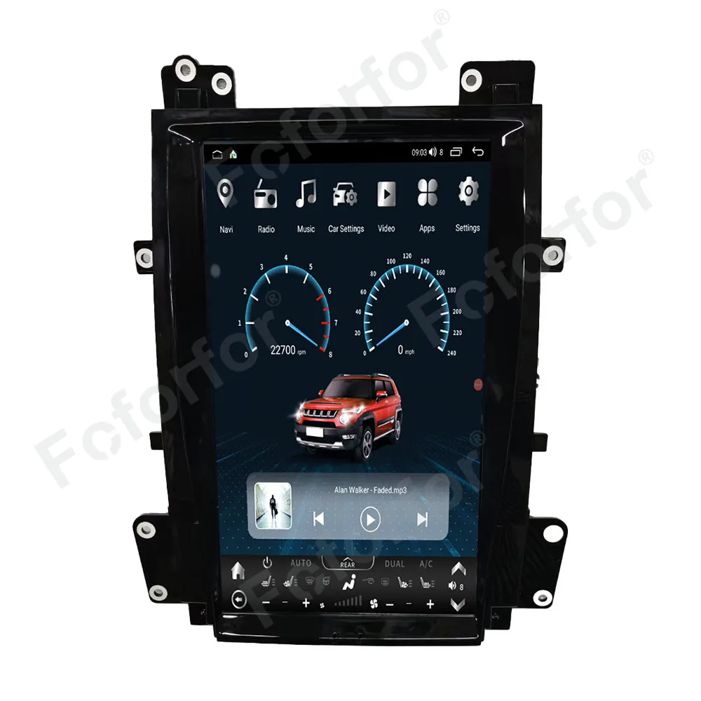 Автомагнитола 13 6 дюймов для Cadillac Escalade 2004-2017 Автомобильный мультимедийный GPS-навигатор Carplay