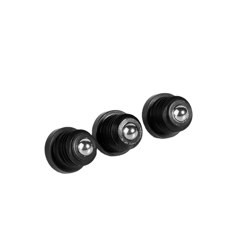 Double ball header plunger  threaded spring plunger