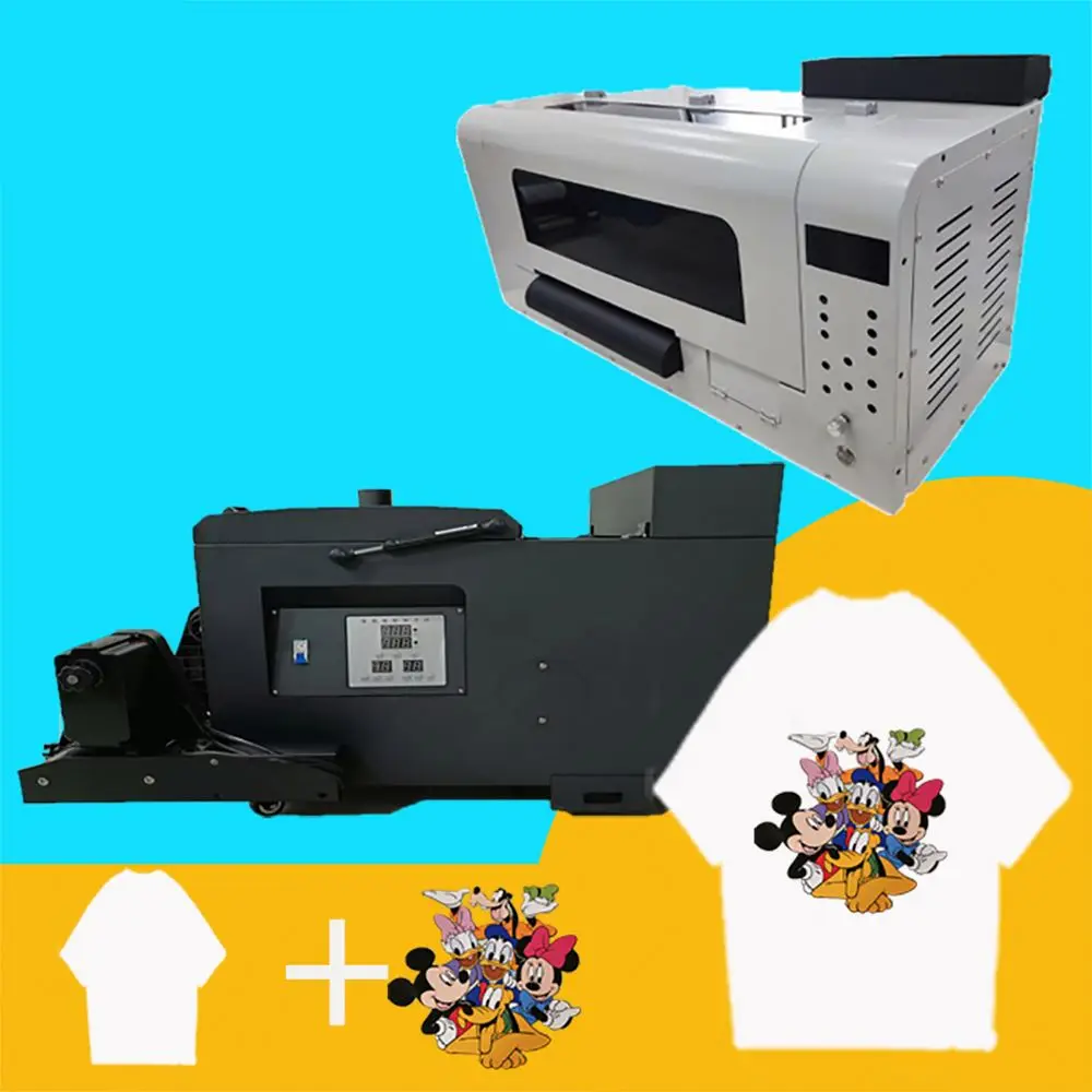 Fully auto intelligent a3 DTF powder shaker machine for dtf printer with drying powder shaking and paper collection functions