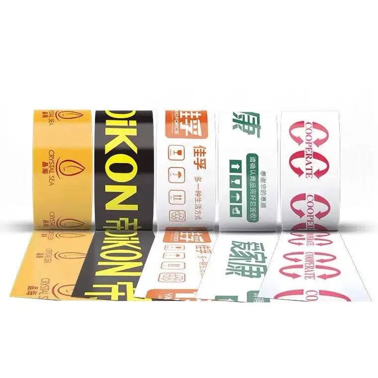 
Bopp adhesive factory custom packing tape logo branded packing tape for carton sealing 