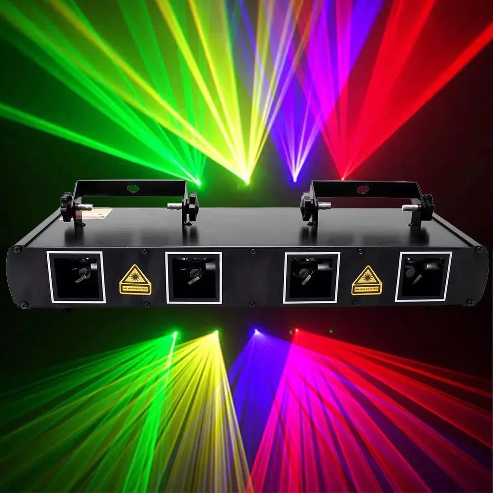 DMX Stage Lights Effect Party Lights With DMX512 Controller Beam Laser Light Projector For Wedding