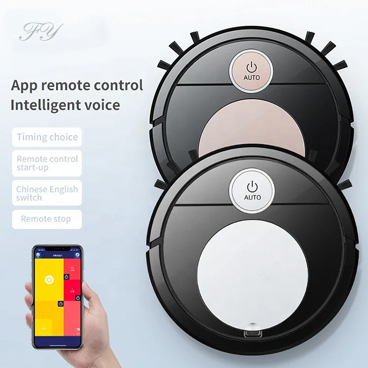 2022 Hot selling indoor intelligent sweeping robot APP remote control 3 in 1 Cleaning Robot USB sweeper dust removal robot