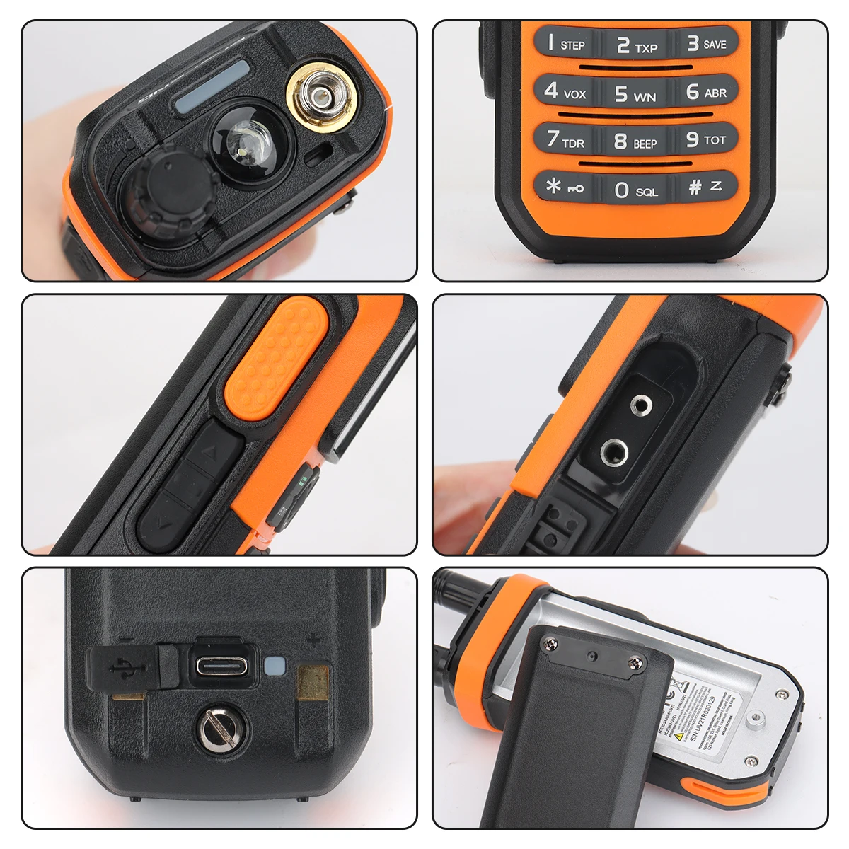 Baofeng UV-21 PRO Walkie Talkie Support Type-C Charger Dual Band UHF VHF Long Range Transmitter Two Way Radio Upgrade UV-5R