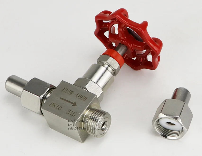 
China Supplier SS304 316 321 1/2 inch 3/4 inch Globe Needle Valve 