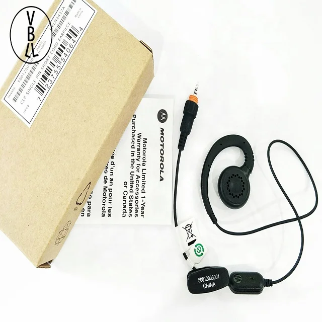 OEM HKLN4437A Single Pin Swivel Earpiece for Motorola CLP1010 CLP1040 CLP1060 Walkie Talkie