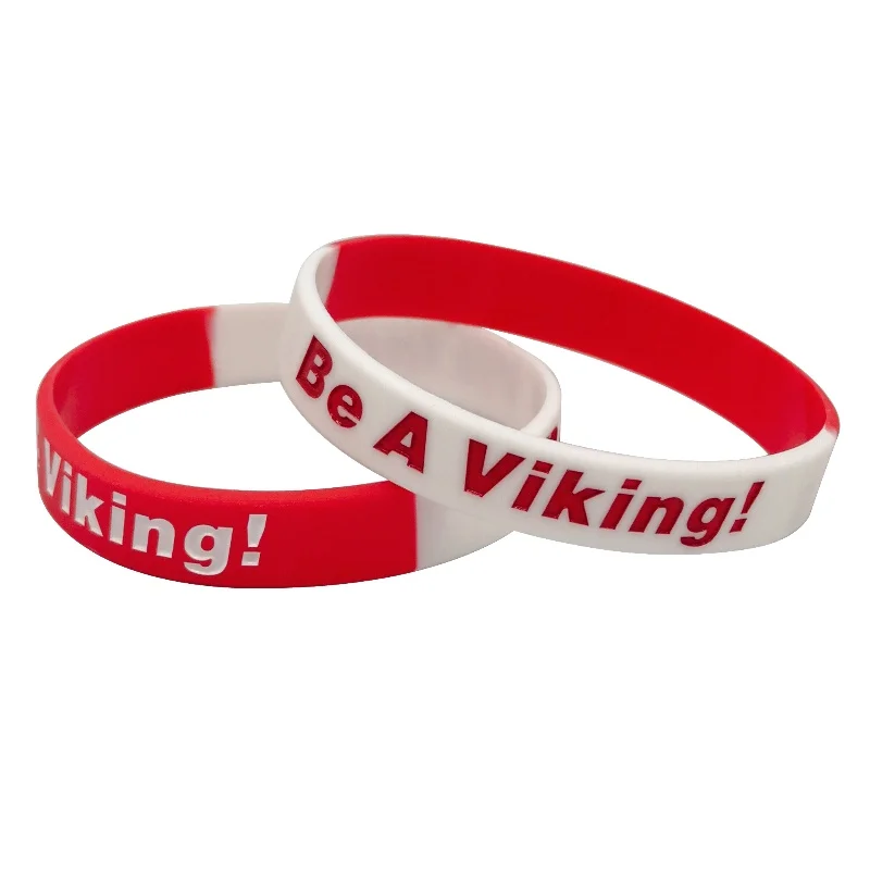 factory supply wristbands segment color debossed color filled silicone bracelets