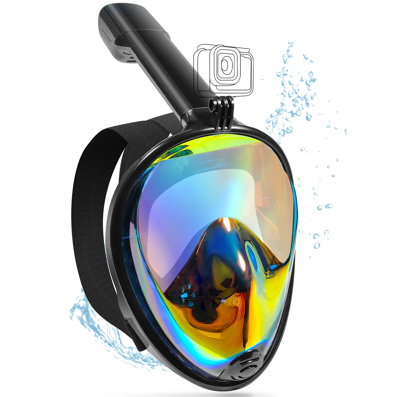 High quality kids diving mask set with adjustable strap oxygen full face mask for diving