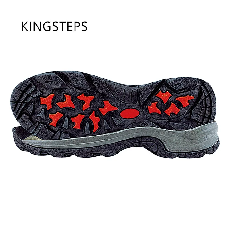 KINGSTEPS OEM Accept Custom Men Outdoor Rubber Mountain EVA Hiking Shoes climbing boot Outsoles