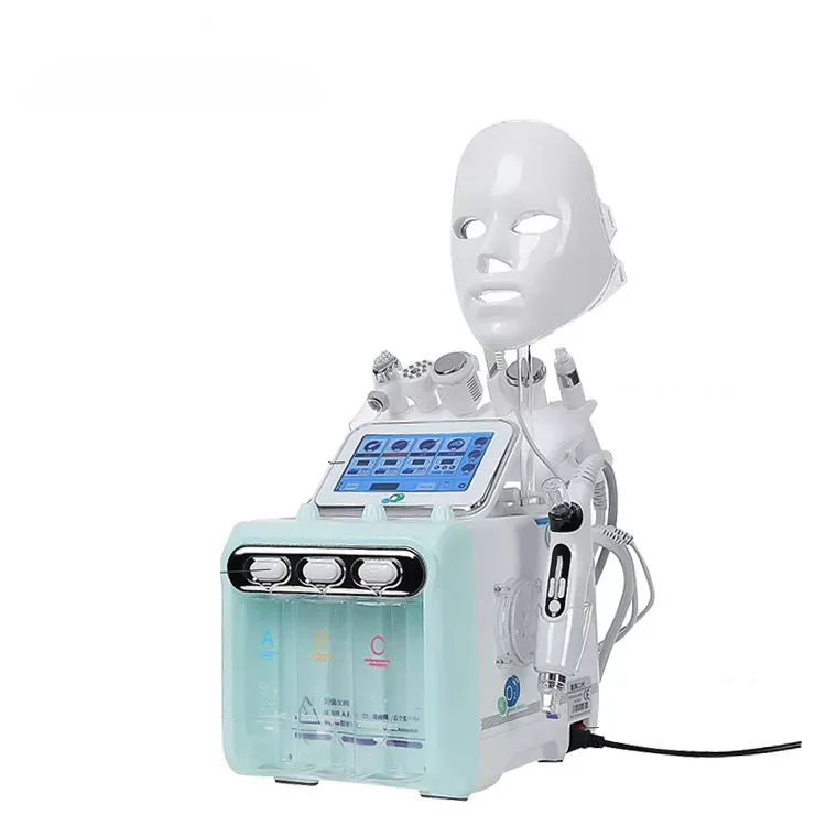 SW.Beauty Machine 2nd Generation 8-in-1 Oxygen Jet Peel Facial Machine H2O2 Hydra Jet with Mechanical Pump UK/EU/US Plug Options