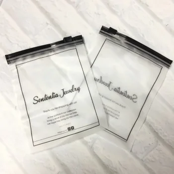 Customized Logo Printed PVC Compostable and Biodegradable Corn Starch Durable Plastic Zipper Bag