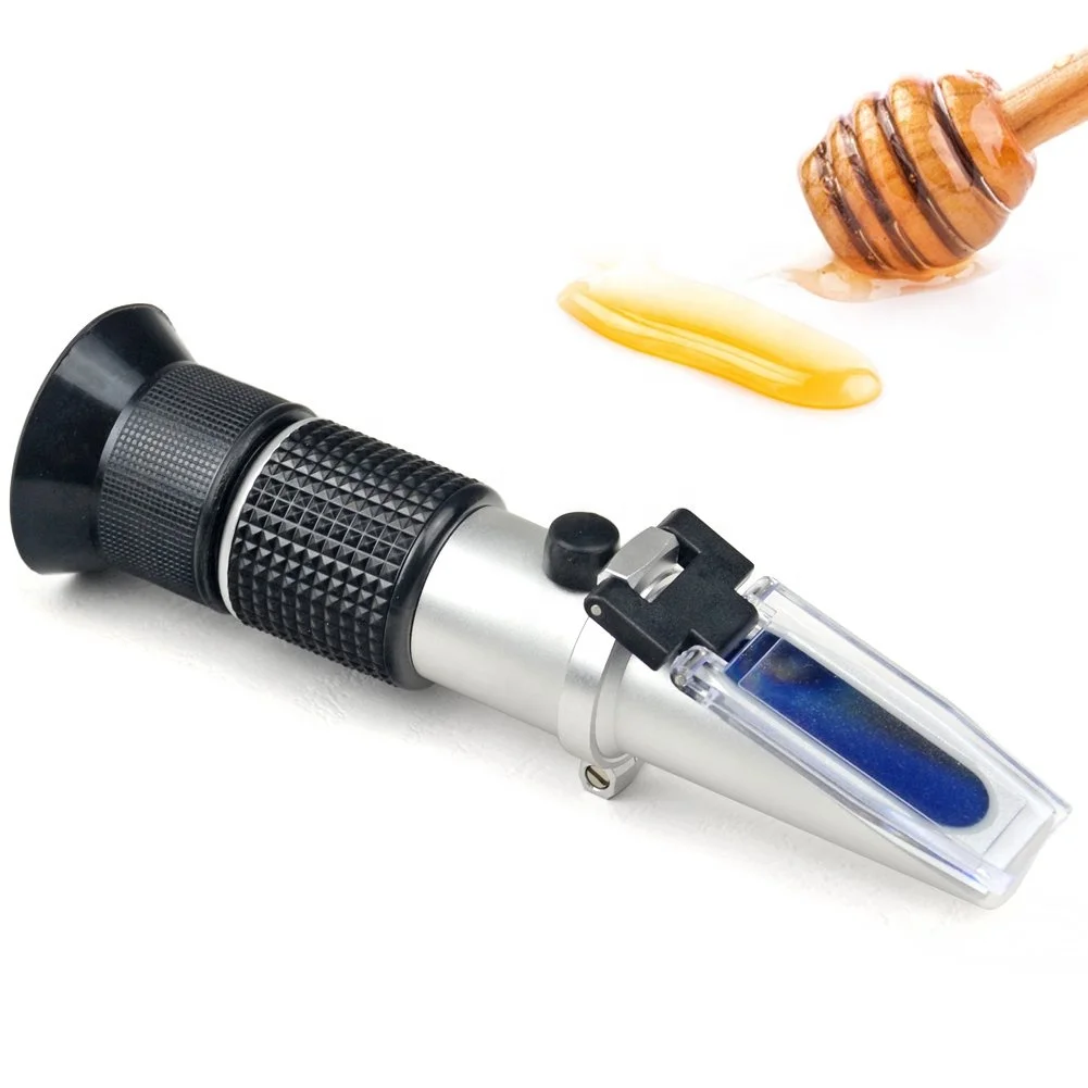 Honey Refractometer for Brix and Baume, 3-in-1 Uses, with ATC,  Bee Keeping Supplies