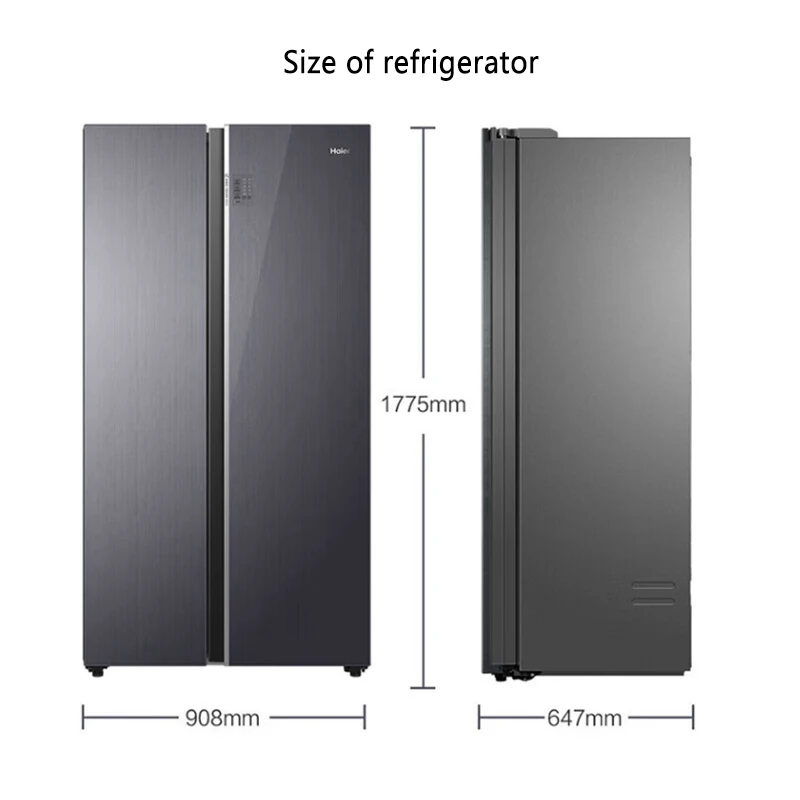 Newest Hot Sale Fridge 908*647*1775mm Double Door Fridge Side-By-Side Refrigerators