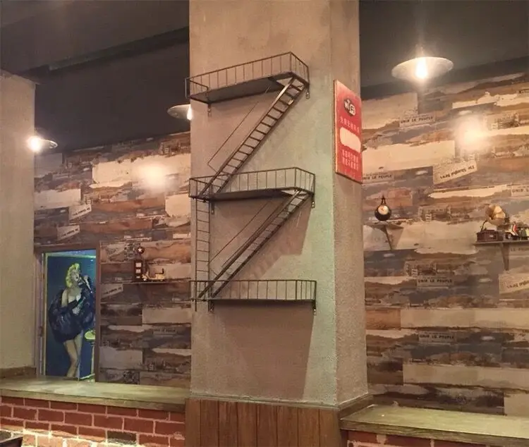 Hot Sell Factory Produce Home Decor Wall Decor Wall  Display Shelves Ladder Sets