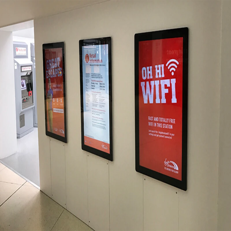 Retail Store Android System Wall Mounted Touch Screen HD LCD Digital Signage For Advertising Display Commercial Digital Display