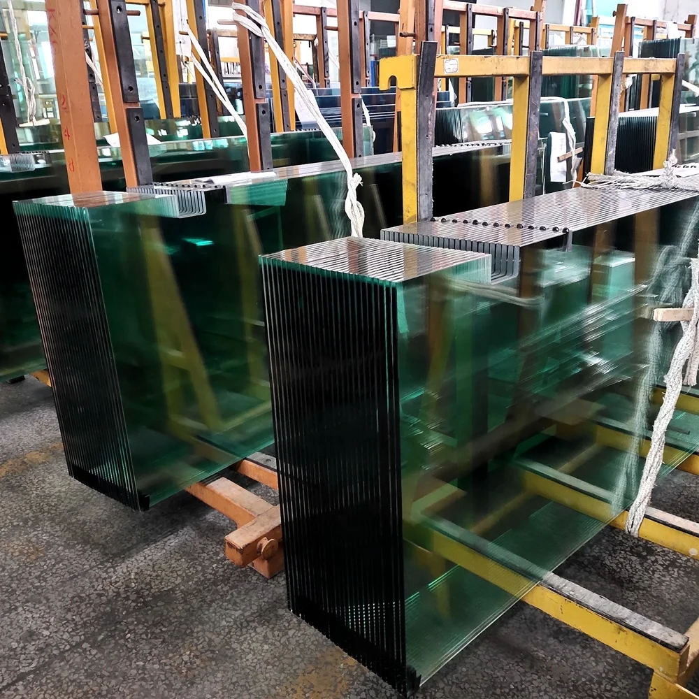 Применение стеклянных перил современные душевые горячие продажи 8 мм 10 12 прозрачное стекло