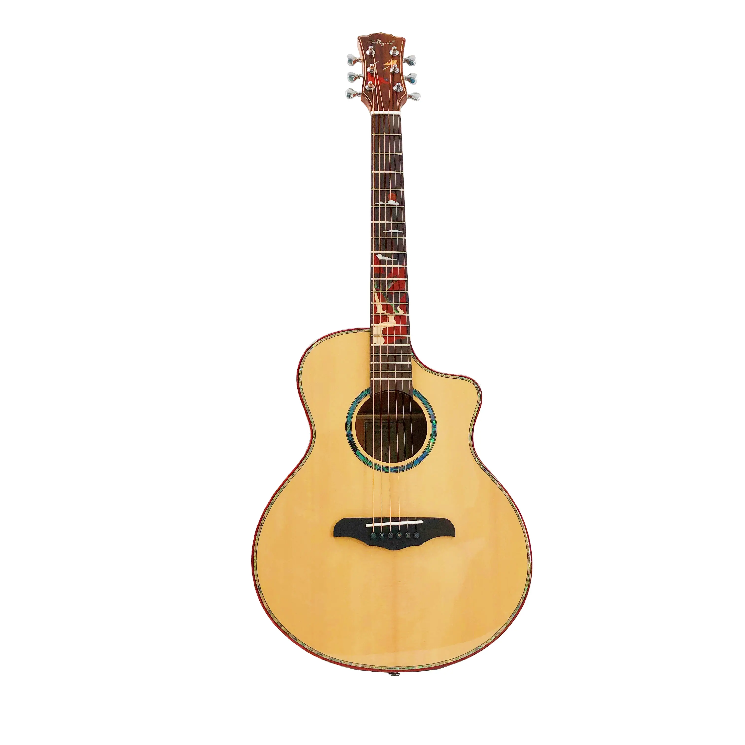 Factory Hot Sale Carbon Cheap 38 inch Spruce Beginner Acoustic Guitar