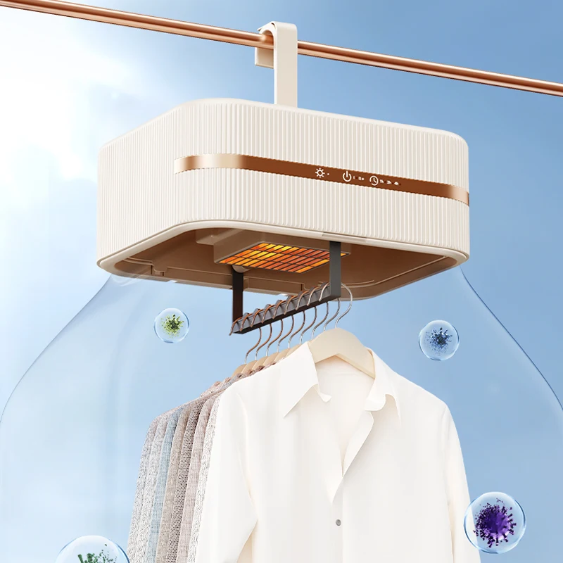 IMYCOO Popular Portable Baby Clothes Dryer Machine Mini Foldable Heat Pump Hanging Clothes Dryer for Home