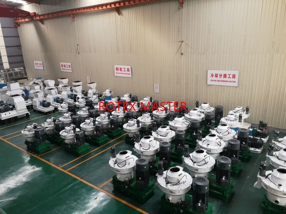 1-1.5 t/h oak firewood wood pellet making machine price