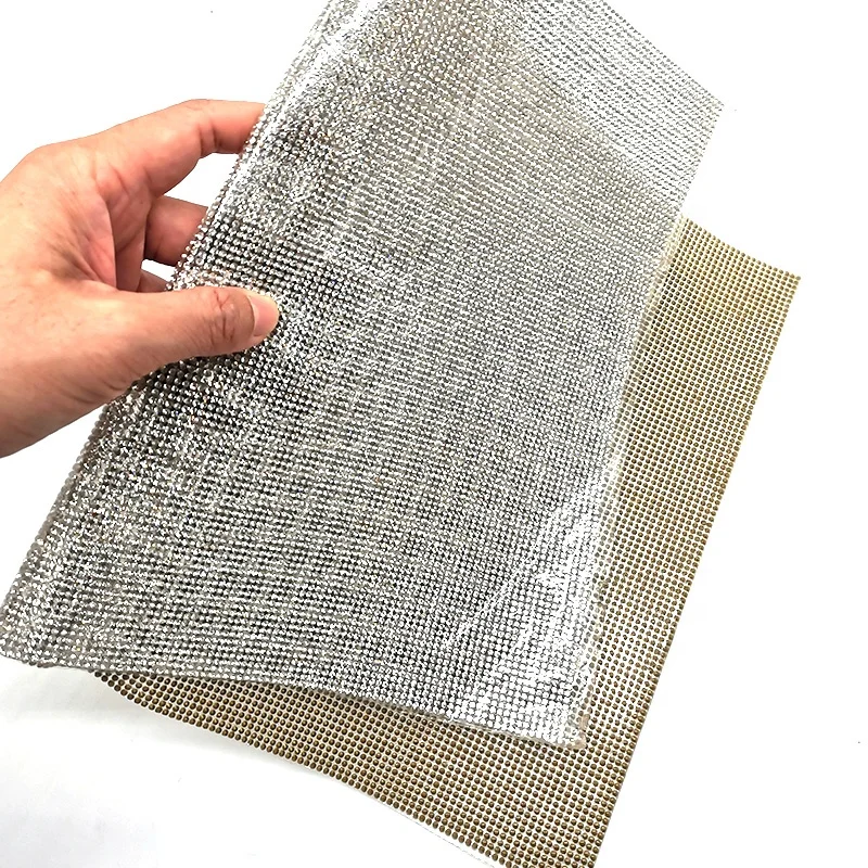 Rhinestone Sheet Crystal Hot Fix Transfer Mesh 24x40cm 2mm Silver High 10 Sheets Hot Fix Rhinestones Ss10 500 Gross Clear Stone