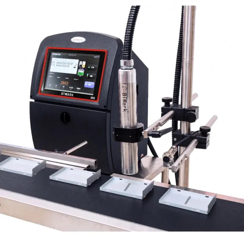 Mass Production Bar Code Date Printing Batch Coding Machine For Envelopes Continuous Ink Multifunction Cij Inkjet Printer