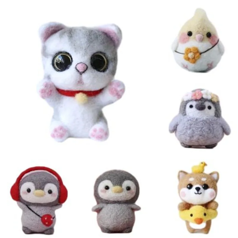 Wholesale Animal  Kids Wool Craft 20+ Pieces Educational Fun Children Felt Craft Kits Toys