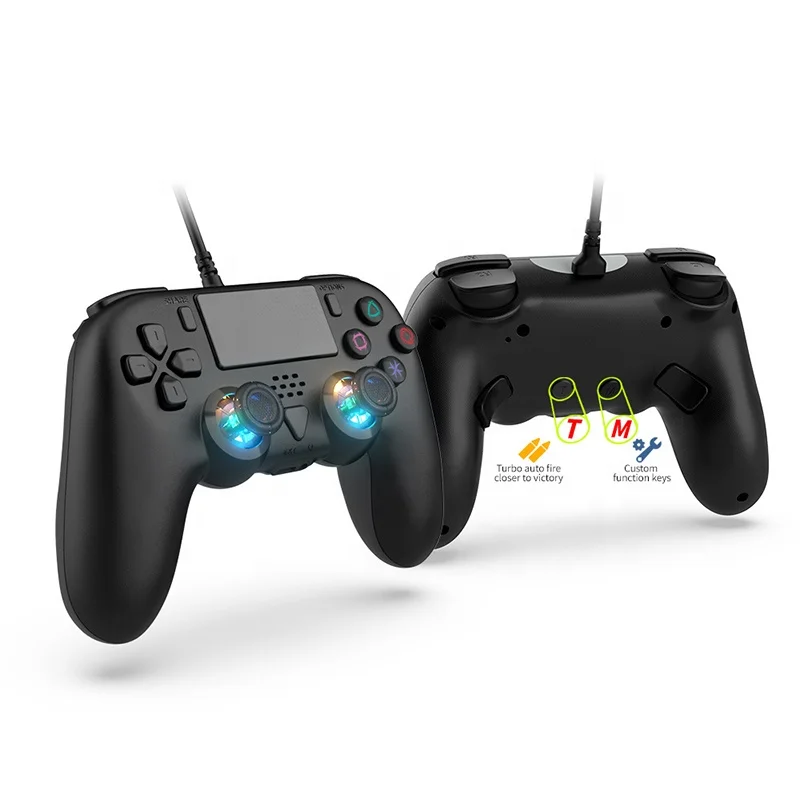 TP5-35136 проводной игровой контроллер для PS5 тонкий геймпад P5 макро Программирование джойстик Манетт