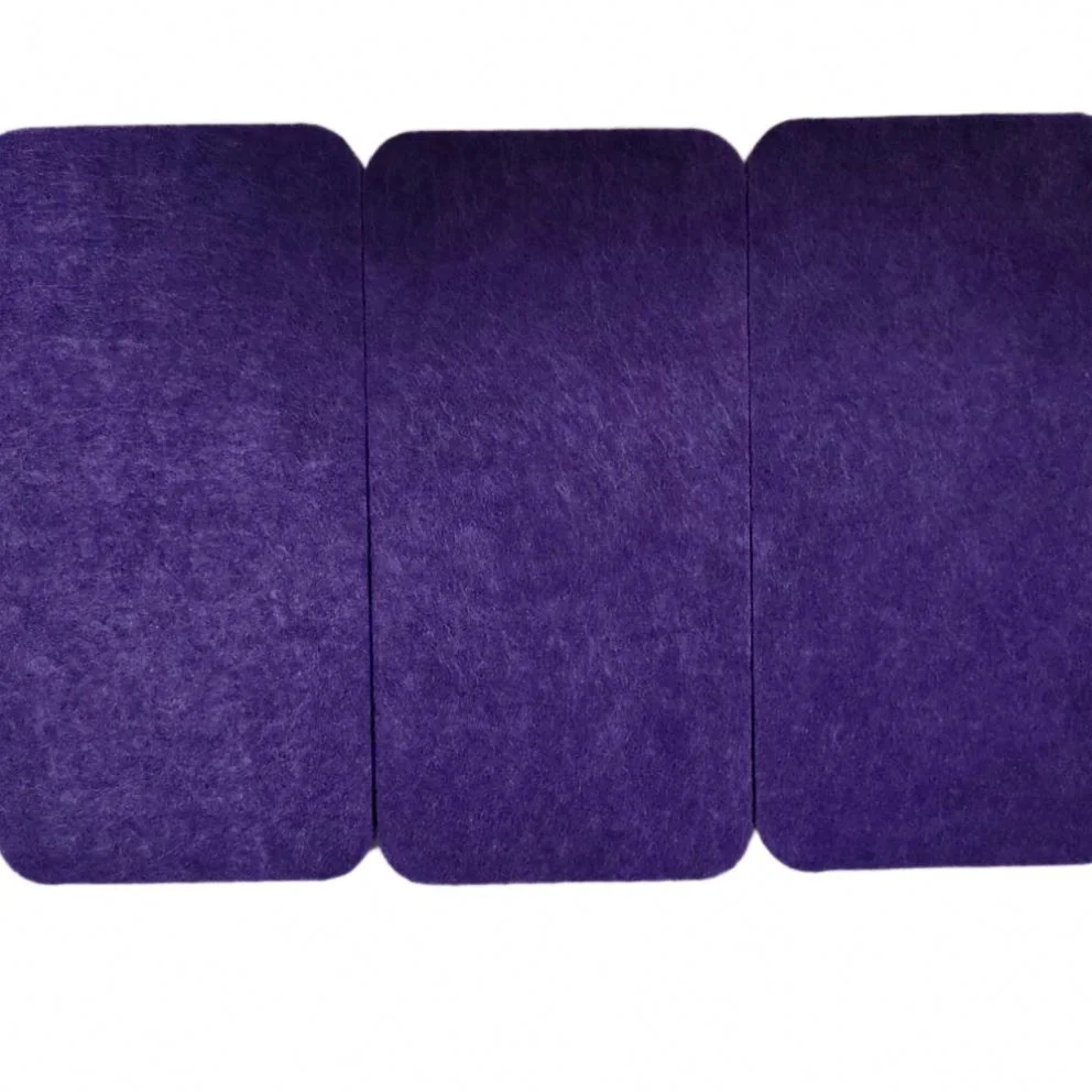 OEM Open Space Soundproof Material Polyester Fiber PET Acoustic Panels Insolution Panels