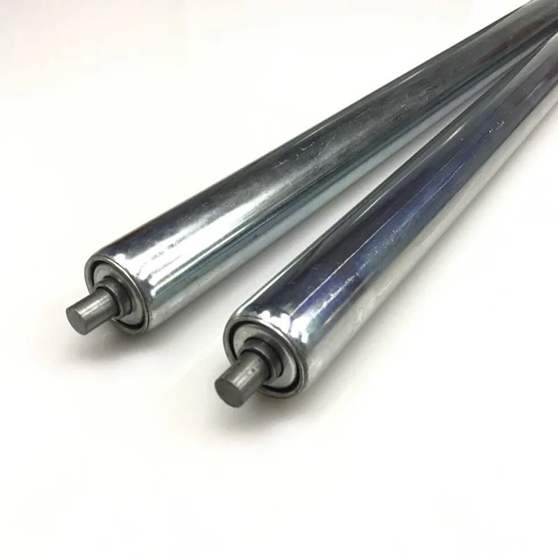 Industrial Conveyor Rollers 500mm Handling Belt Conveyor Carrying Steel idler Rollers