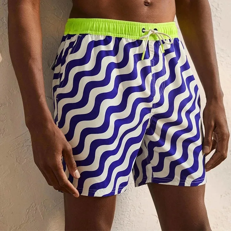 Wholesale Best Quality Board Shorts Swimwear For Men Swim Trunks Wave Printed Boardshorts Custom