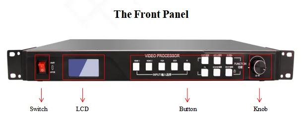 Professional Full Color LED Display Screen All-in-One Controller LED Video Processor