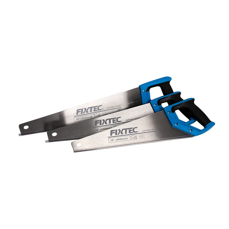 Удобная эргономичная ручка FIXTEC с нескользящей ручкой ручная металлическая пила для резки дерева 16 18 20 дюймов
