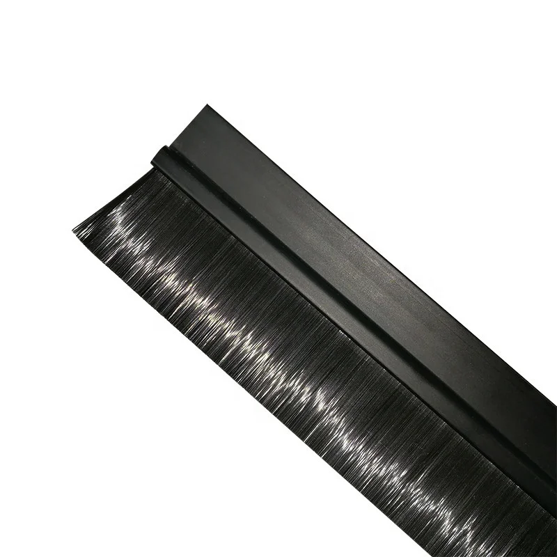 door bottom moth-proof brush seal weather strip Metal brush seal for door aluminum  door accessories weather stripping