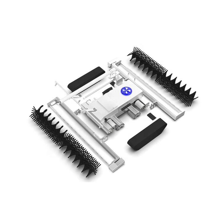Customized solar panel check & clean maintenance autonomous robot