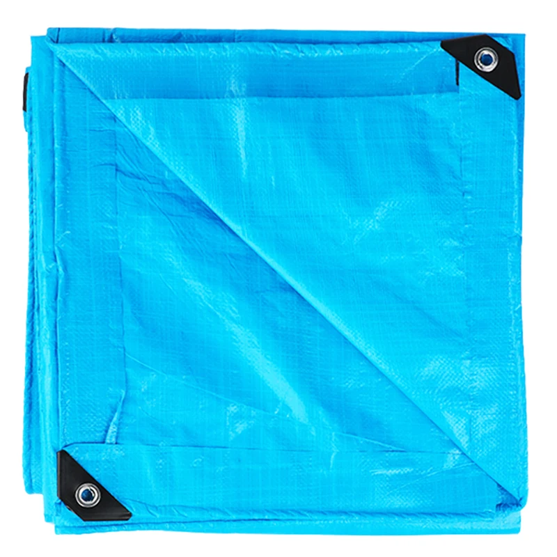 Light blue color fabric tarpaulin 100% polypropylene Coated Double Sides hdpe Tarpaulin covers  Hot sale Africa Uganda market