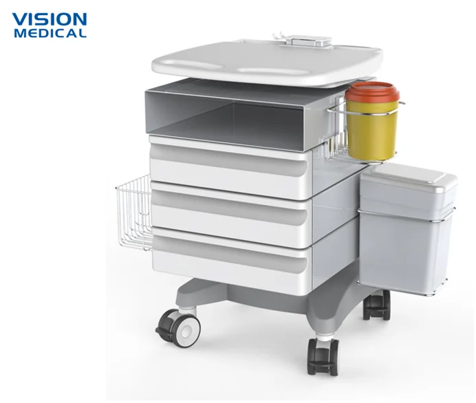 Высокоэффективная Мобильная рабочая станция, компьютерная тележка, тележка для пациентов, тележка для лекарств, больничная тележка